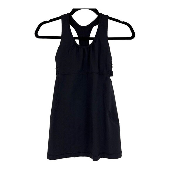Lululemon Womens Size 4 Black Workout Athletic Tank Top - Picture 1 of 3